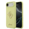  iPhone 17 Air Sárga Guess Liquid Silicone 4G Metal Logo tok