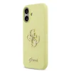  iPhone 17 sárga Guess Liquid Silicone 4G Metal Logo tok thumbnail