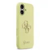 iPhone 17 sárga Guess Liquid Silicone 4G Metal Logo tok thumbnail