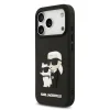  iPhone 17 Pro Fekete Karl Lagerfeld 3D Rubber Karl és Choupette tok thumbnail