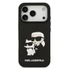  iPhone 17 Pro Fekete Karl Lagerfeld 3D Rubber Karl és Choupette tok thumbnail