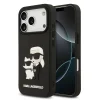  iPhone 17 Pro Fekete Karl Lagerfeld 3D Rubber Karl és Choupette tok thumbnail