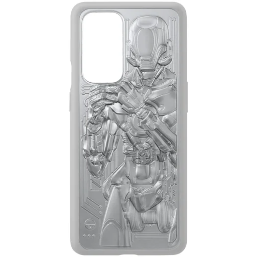 Egyedi Droid Bumper tok OnePlus 9 Pro, Ezüst 5431100218 tok - 4