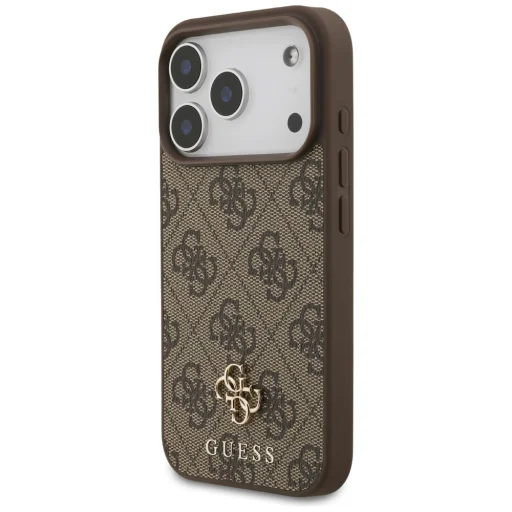 iPhone 17 Pro Guess 4G Small Classic Logo MagSafe barna tok - 2