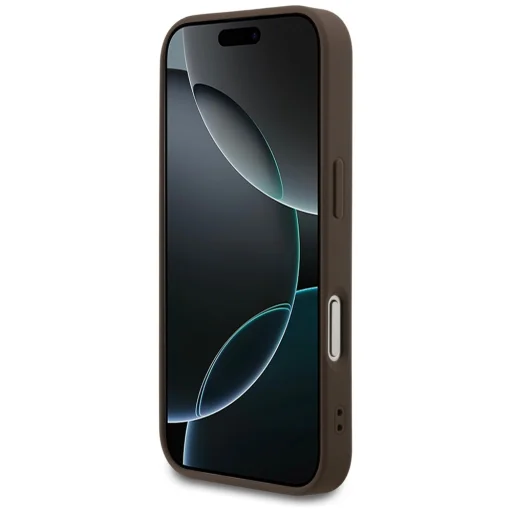  iPhone 17 Pro Guess 4G Small Classic Logo MagSafe barna tok - 5