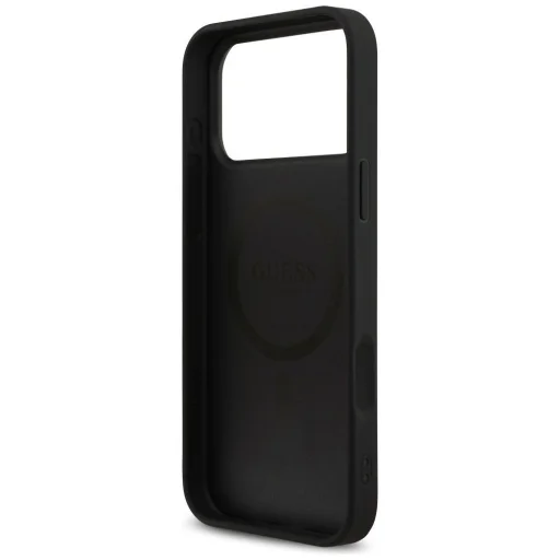  iPhone 17 Pro Max Guess 4G nyomott csíkos fekete MagSafe tok - 7