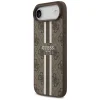  iPhone 17 Barna Guess 4G Printed Stripes MagSafe tok thumbnail