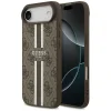  iPhone 17 Barna Guess 4G Printed Stripes MagSafe tok thumbnail