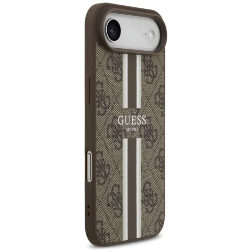  iPhone 17 Barna Guess 4G Printed Stripes MagSafe tok - 4