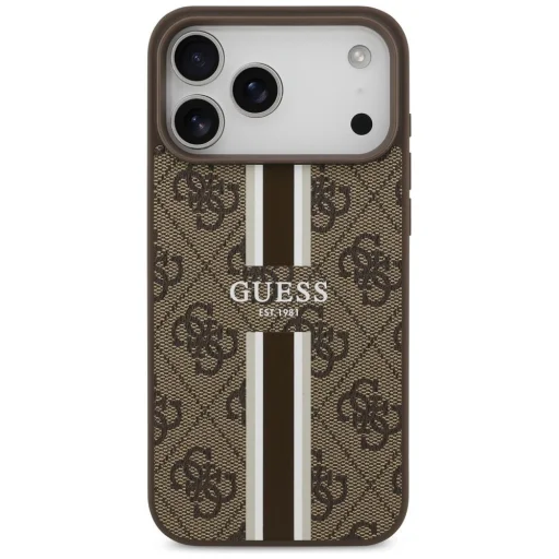  iPhone 17 Pro Max Guess 4G Printed Stripes MagSafe tok barna - 3