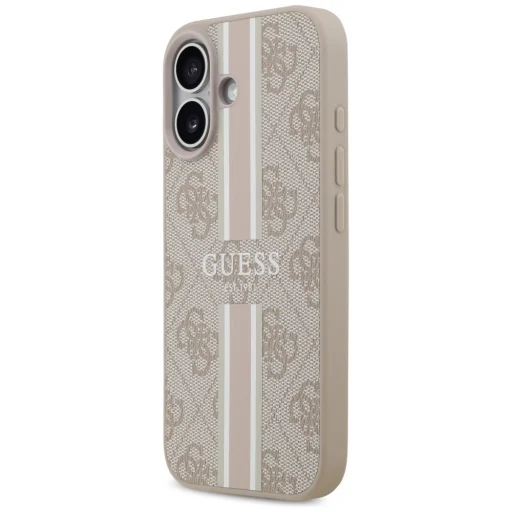  iPhone 17 Rózsaszín Guess 4G Csíkos MagSafe tok - 2