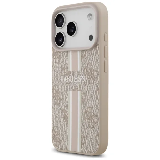  iPhone 17 Pro rózsaszín Guess Stripes 4G Nyomatos MagSafe tok - 2