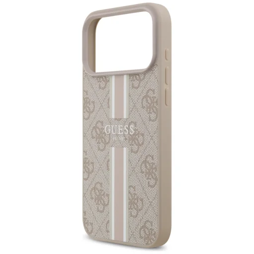  iPhone 17 Pro Max Guess 4G Printed Stripes MagSafe tok rózsaszín - 6