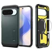 Google Pixel 10 / 10 Pro Spigen Tough Armor Mag Magsafe tok Abyss zöld