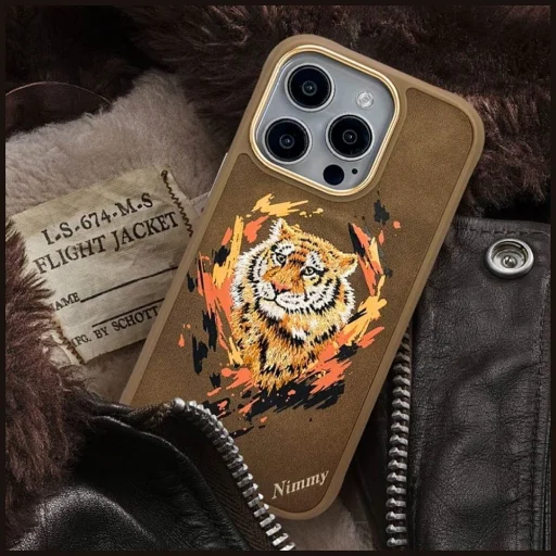  iPhone 16 Pro Max barna Nimmy Tiger MagSafe tok - 4