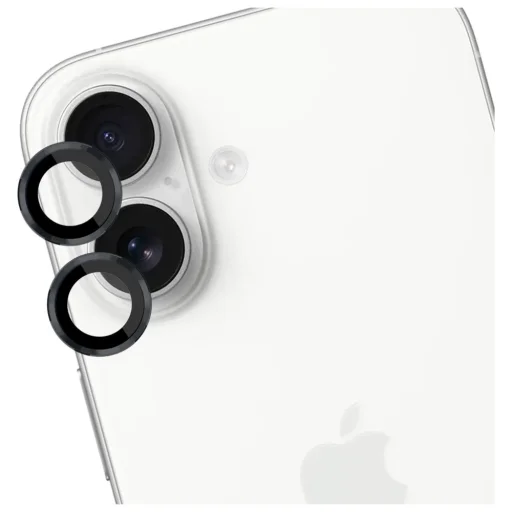 iPhone 17 3MK Lens Protection Pro fekete üvegfólia - 6