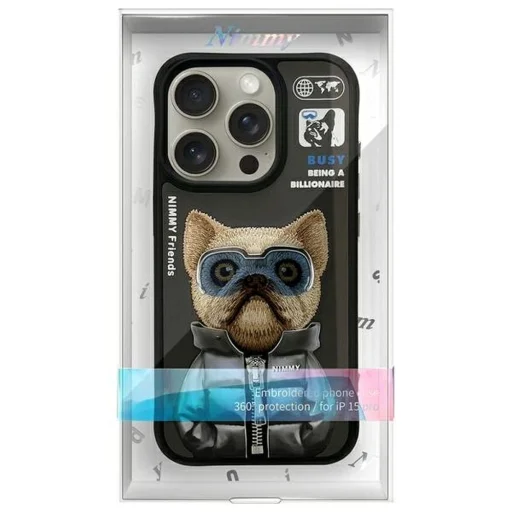 Nimmy Cool&Cute 2.0 iPhone 15 Pro tok - Fekete tok - 11