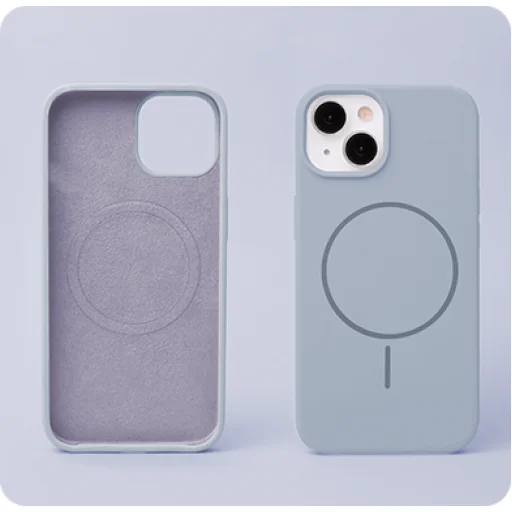 Szilikon vékony mágneses tok iPhone 17 6,3" fekete tok - 8