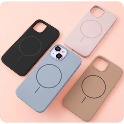 Szilikon vékony mágneses tok iPhone 17 6,3" fekete tok - 9