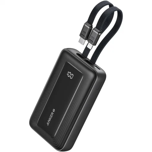 Powerbank Anker PowerCore, 20000mAh, 30W, QC + PD, Fekete A1681G11 - 1