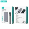 USAMS Powerbank PB59 30000mAh 65W 2xQC3.0 + PD Gyors Töltés fekete CMXLOGTC01 (US-CD165) + U kábel thumbnail