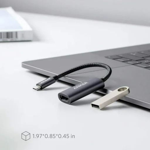 USB-C to HDMI Video Adapter Anker PowerExpand+, Szürke - 2