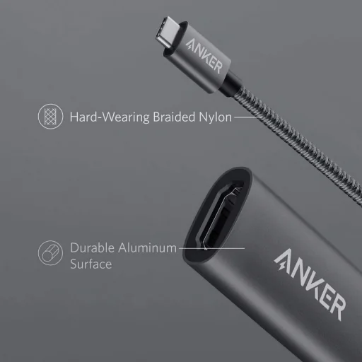 USB-C to HDMI Video Adapter Anker PowerExpand+, Szürke - 5