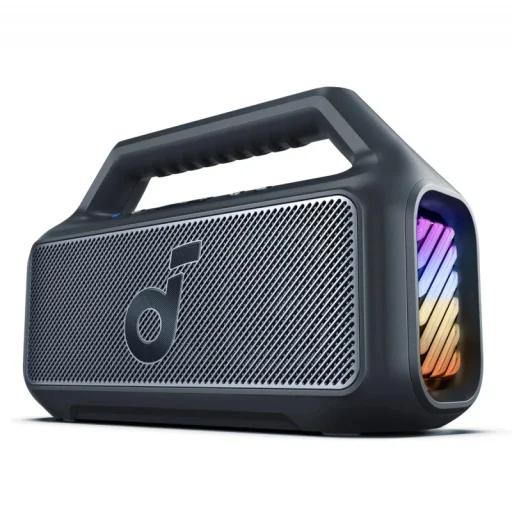 Bluetooth Hangszóró Anker SoundCore Boom 2, 80W, TWS, RGB, Vízálló, Fekete A3138011 - 1