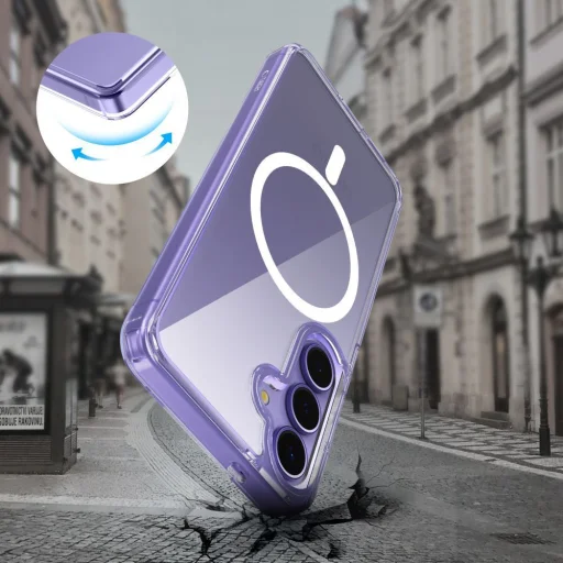 Samsung Galaxy A17 tok Tech-protect Flexair Hybrid Magsafe Átlátszó - 5