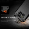 Xiaomi Poco X3 / Poco X3 NFC / Poco X3 Pro Fekete TechSuit Carbon Silicone tok thumbnail