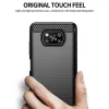 Xiaomi Poco X3 / Poco X3 NFC / Poco X3 Pro Fekete TechSuit Carbon Silicone tok thumbnail