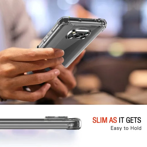 Xiaomi Poco X3 / Poco X3 NFC / Poco X3 Pro Shockproof Clear Silicone Techsuit - Átlátszó tok - 5