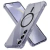 Samsung Galaxy S24 Plus Smoke Black Techsuit - Shockproof Clear Silicone MagSafe tok thumbnail