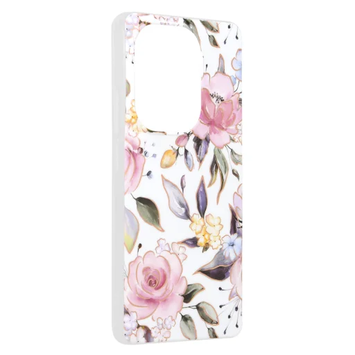 Xiaomi Redmi Note 13 Pro 4G / Poco M6 Pro 4G Techsuit - Marble Series - Chloe White tok - 1