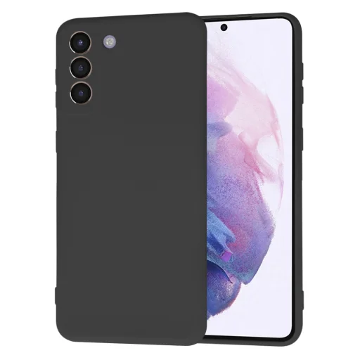 Samsung Galaxy S21 Plus 5G Black Techsuit SoftFlex tok - 1