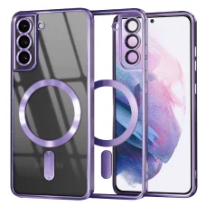 Samsung Galaxy S21 Plus 5G Light Purple Techsuit - puzdro Luxury Crystal MagSafe