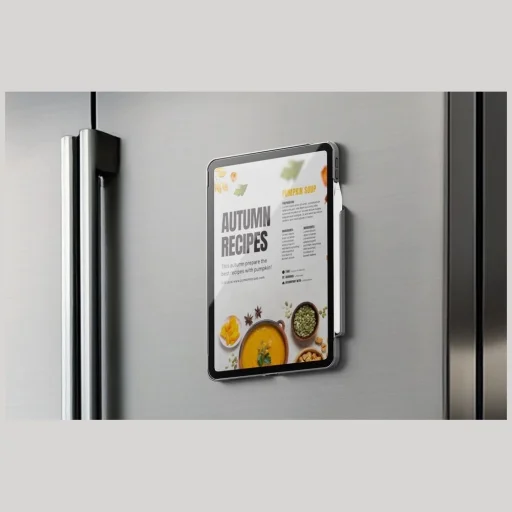 Uniq SnapMount öntapadó mágneses tartó - Narancs és Fekete - 4