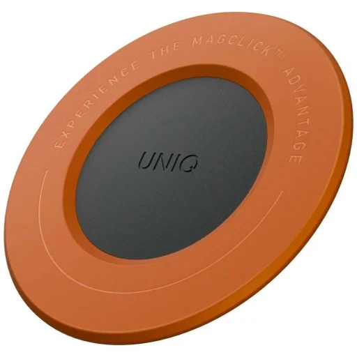 Uniq SnapMount öntapadó mágneses tartó - Narancs és Fekete - 1