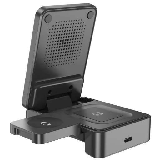 Vezeték nélküli töltő JELLICO 3 az 1-ben W25 15W Fekete - 5