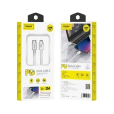 FONENG kábel X31 USB-C - Lightning PD 20W 2M Fehér