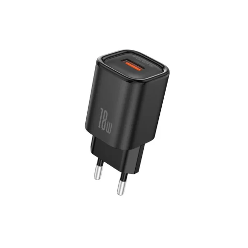 FONENG fali töltő EU68 18W 1xUSB QC3.0 + USB-C kábel Fekete - 3