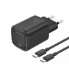 FONENG wall charger EU69 PD 20W 1xUSB-C + kábel USB-C - USB-C Fekete thumbnail