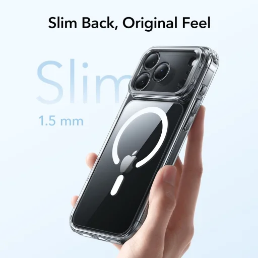 iPhone 17 Pro Max ESR Classic Hybrid Kickstand Magsafe átlátszó tok - 5