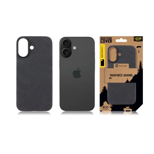 Apple iPhone 17 Fekete Tactical MagForce Aramid tok - 4