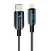 Apple FORCELL F-ENERGY C273 2,4A 12W Digitális 1,2 m fekete Lightning USB kábel thumbnail