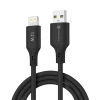 Apple FORCELL F-ENERGY C343 kábel USB A - Lightning 2,4A 12W Szilikon 1 m fekete thumbnail