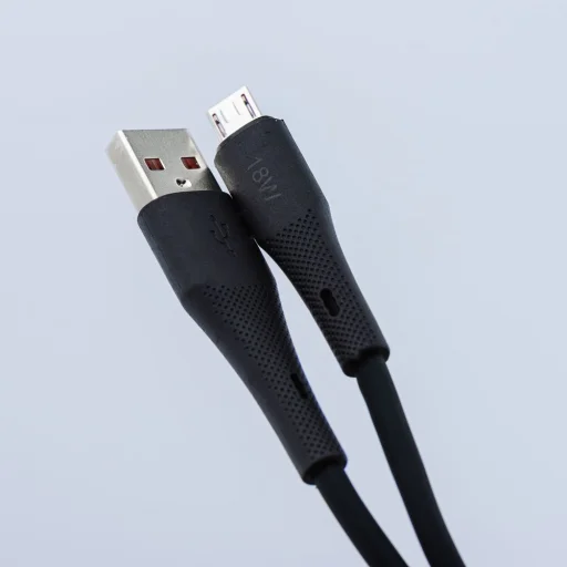 Apple FORCELL F-ENERGY C343 kábel USB A - Lightning 2,4A 12W Szilikon 1 m fekete - 5