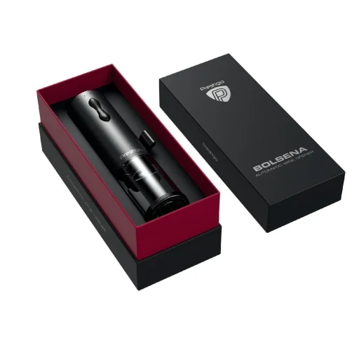 Prestigio PWO101BK Bolsena dugóhúzó készlet, fóliavágó, levegőztető, vákuumos dugó, 500 mAh beépített akkumulátor - 2