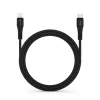 FORCELL F-ENERGY C346 kábel Type C - Lightning PD 3A 27W Szilikon 1 m fekete thumbnail