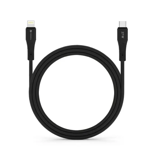 FORCELL F-ENERGY C346 kábel Type C - Lightning PD 3A 27W Szilikon 1 m fekete - 10